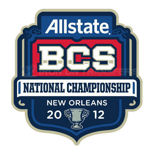 BCS Championship Game Primary Logos 2012 T-shirts Iron On Transf - Click Image to Close